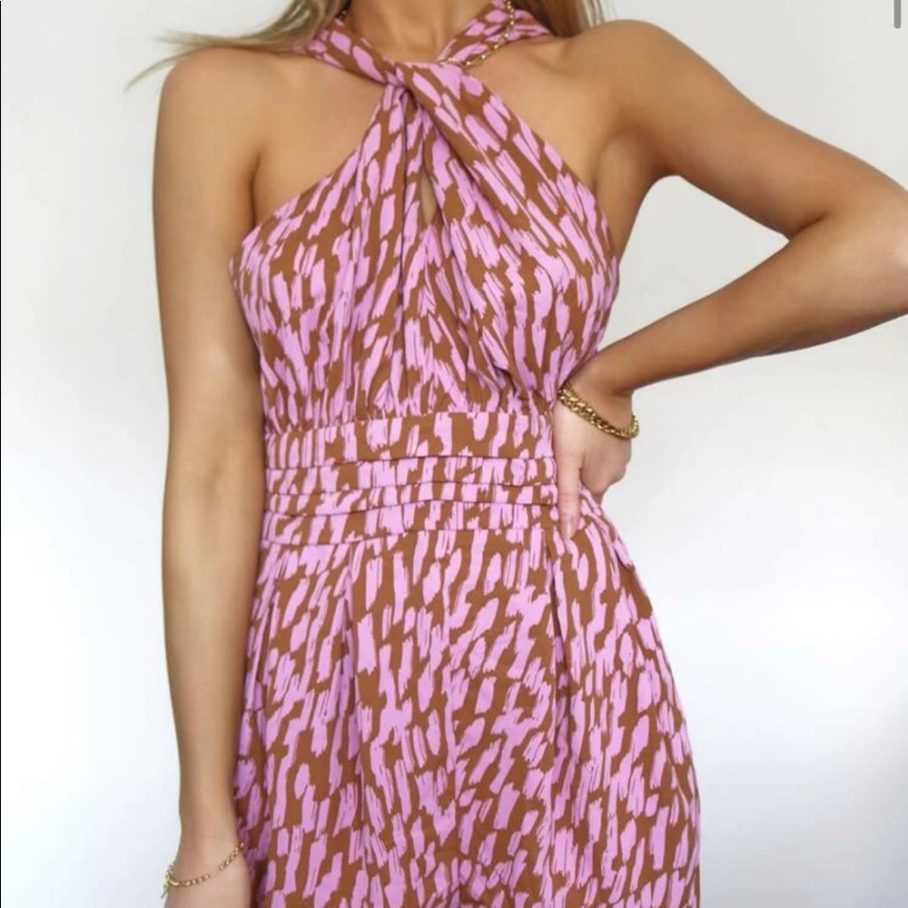 Twist Front V-Back Romper